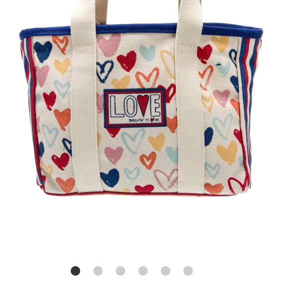 Brighton Red and Blue Heart Totes - Picture 6 of 10